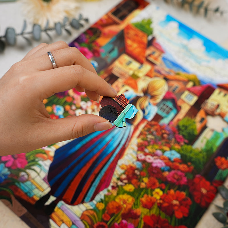 Blossom Trail - Wooden Jigsaw Puzzle
