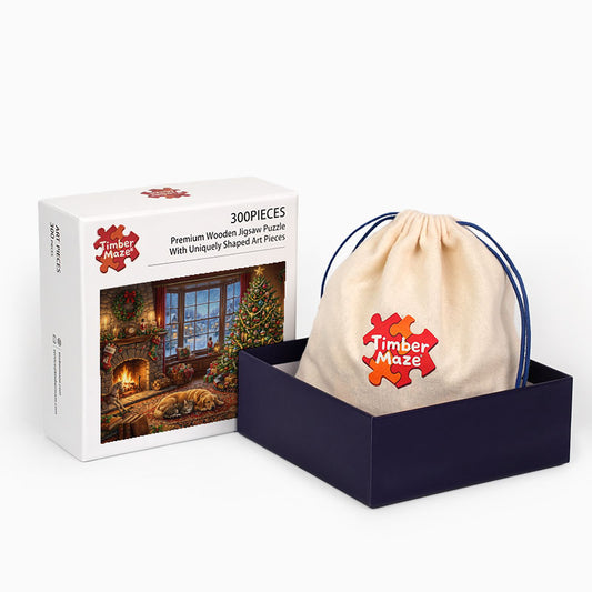 Home for Christmas - Wooden Jigsaw Puzzle