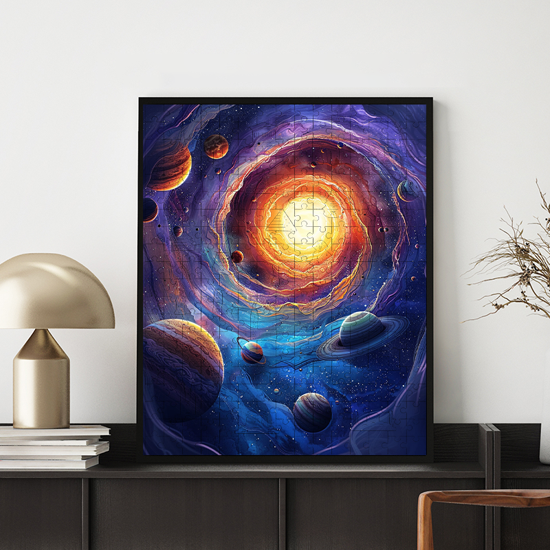 Cosmic Vortex - Wooden Jigsaw Puzzle