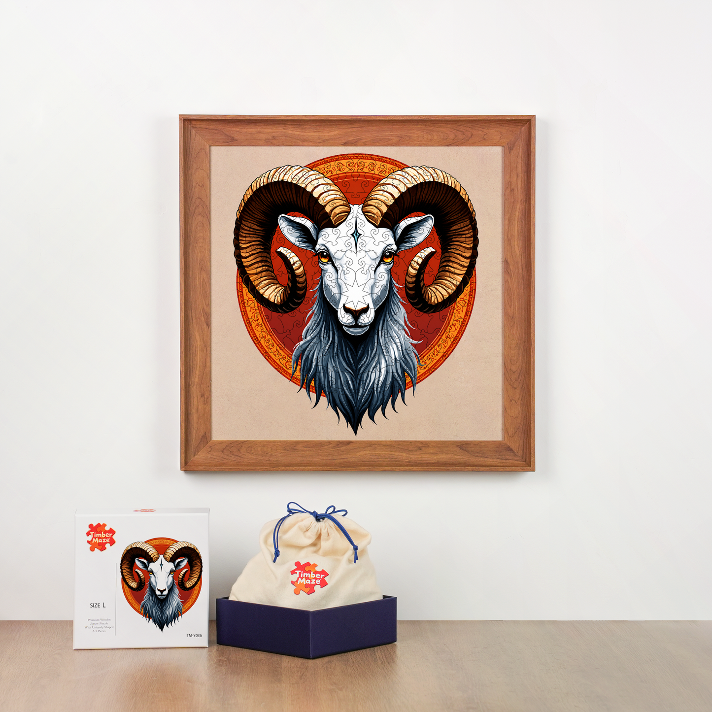 The Celestial Ram - Wooden Jigsaw Puzzle