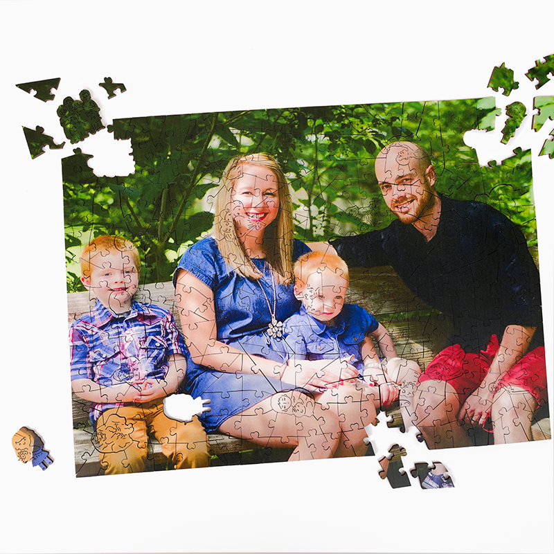 Personalized Photo Happy Family Wooden Puzzles
