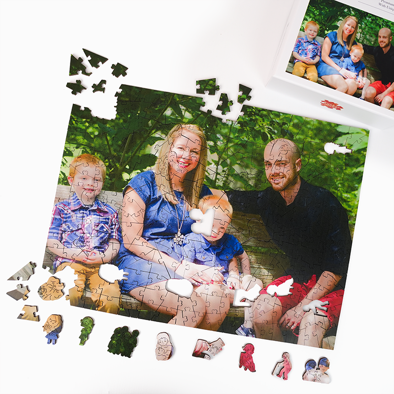 Personalized Photo Happy Family Wooden Puzzles