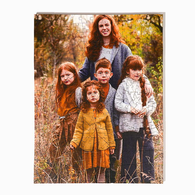 Personalized Photo Family Theme Wooden Puzzles
