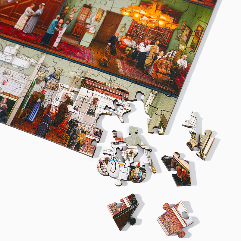 Dollhouse Dreams - Wooden Jigsaw Puzzle