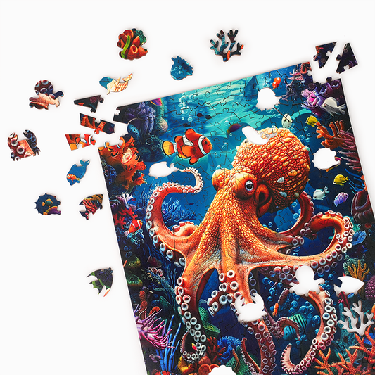 Ocean Life Symphony - Wooden Jigsaw Puzzle