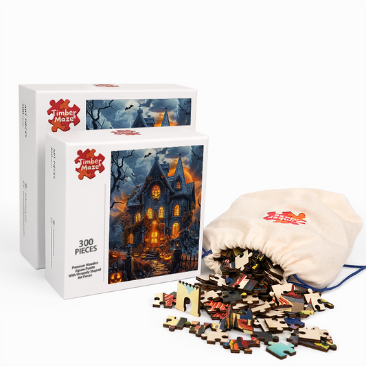 Spooky Castle - Wooden Jigsaw Puzzle