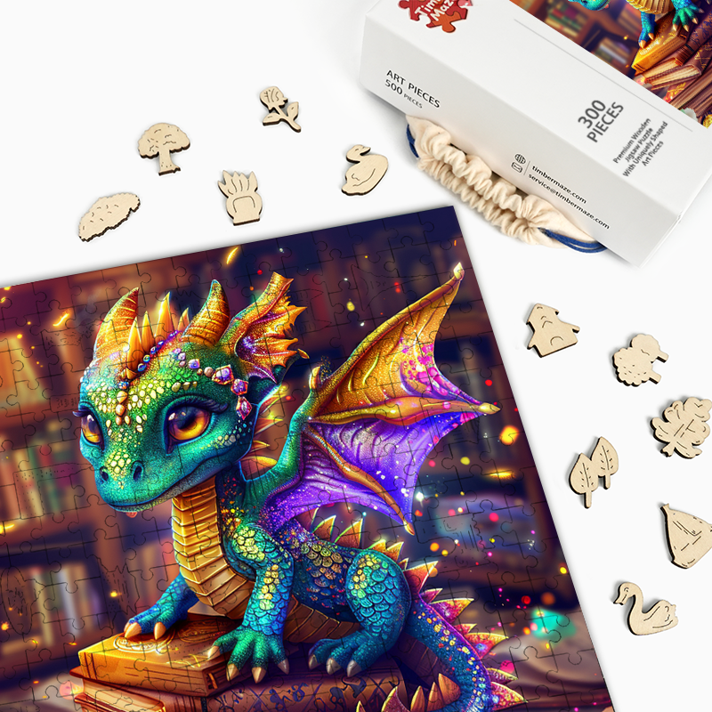 Treasure Dragon - Wooden Jigsaw Puzzle