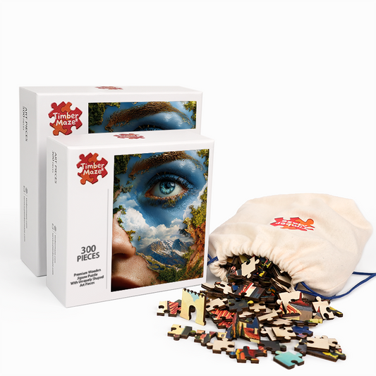 Earth's Gaze - Wooden Jigsaw Puzzle