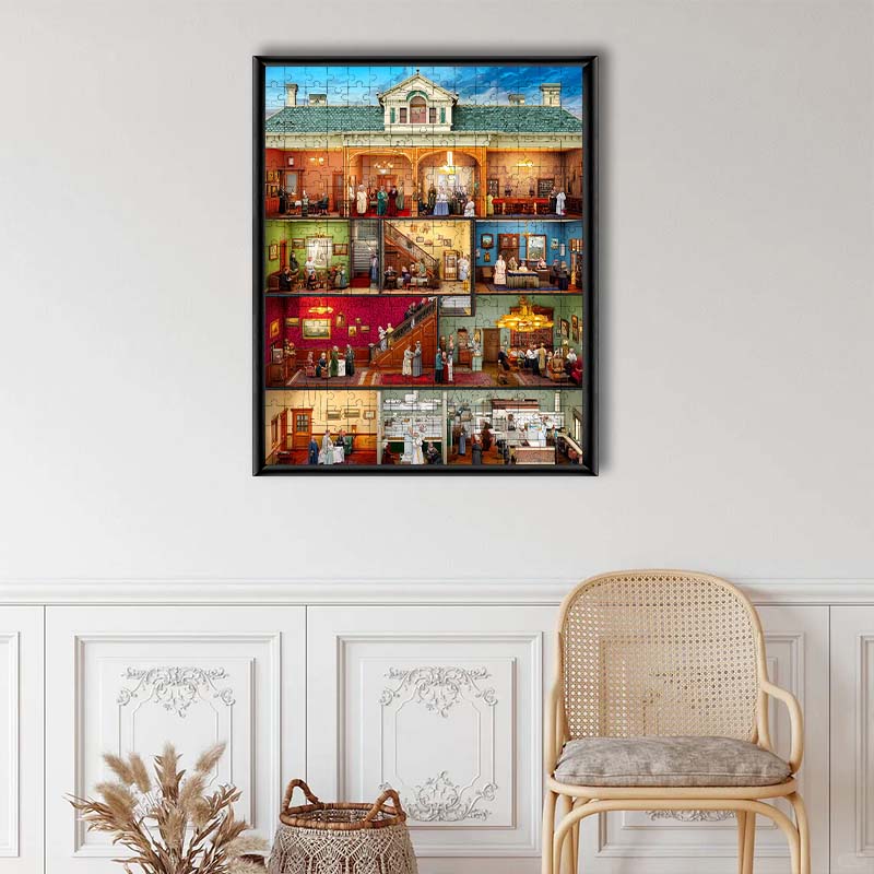 Dollhouse Dreams - Wooden Jigsaw Puzzle