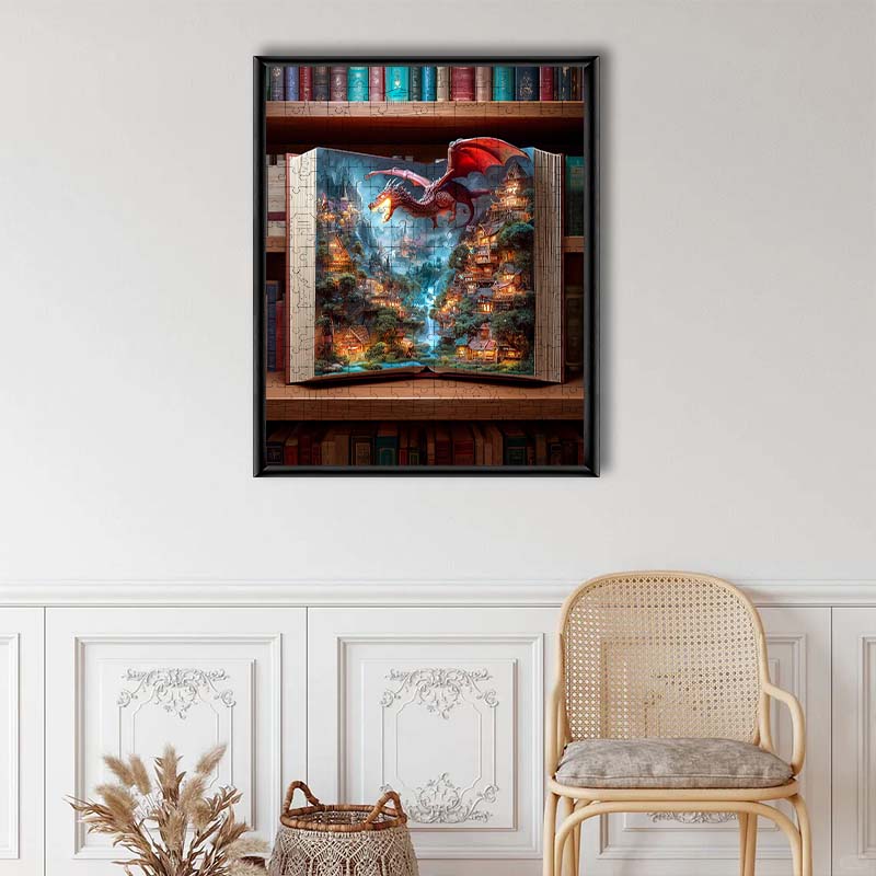 Dragon's Lair - Wooden Jigsaw Puzzle