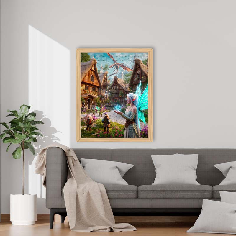 Elven Enclave - Wooden Jigsaw Puzzle