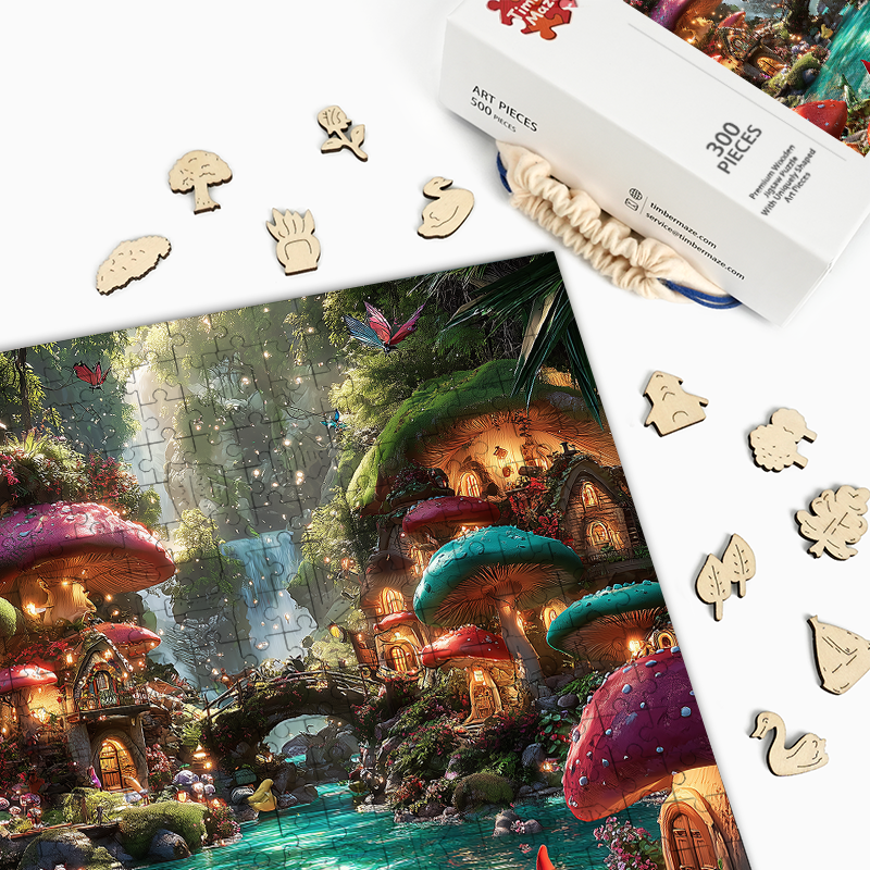 Fairy Forest - Wooden Jigsaw Puzzle