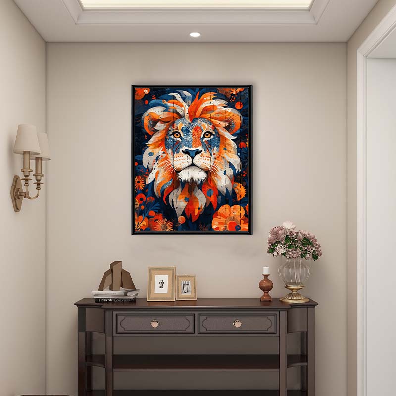 Brave Heart Lion - Wooden Jigsaw Puzzle