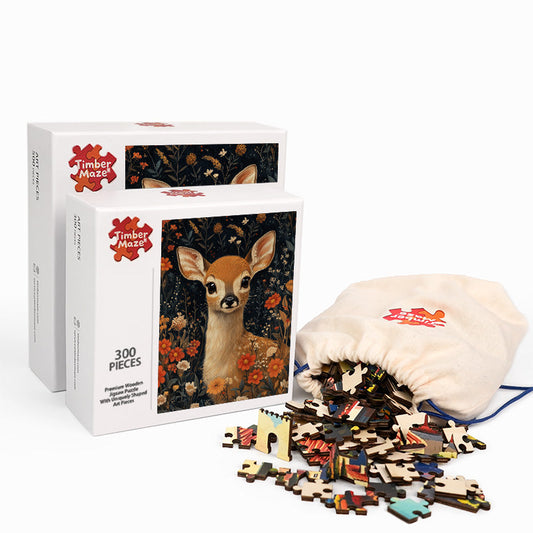 Innocent Fawn - Wooden Jigsaw Puzzle