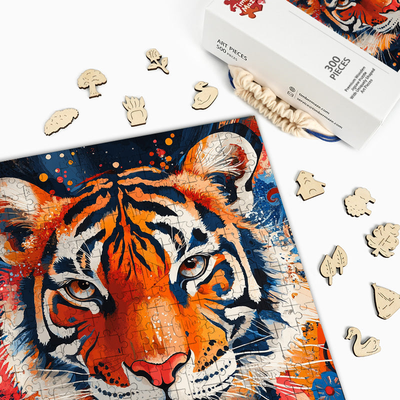 King of the forest - Wooden Jigsaw Puzzle