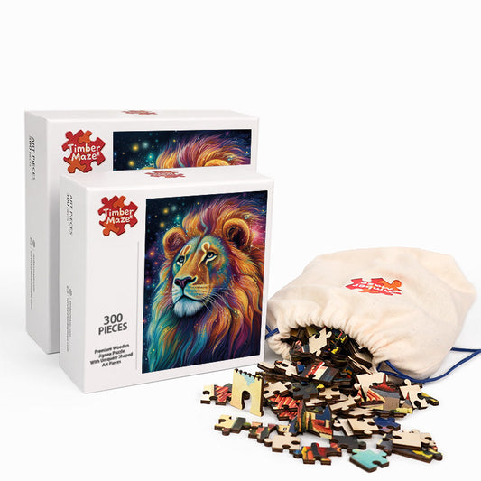 Lion Mane - Wooden Jigsaw Puzzle