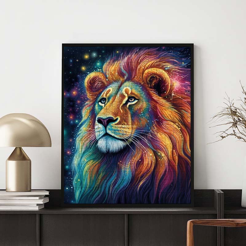 Lion Mane - Wooden Jigsaw Puzzle