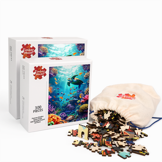 Underwater Paradise - Wooden Jigsaw Puzzle
