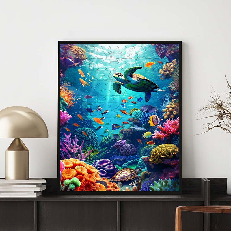 Underwater Paradise - Wooden Jigsaw Puzzle