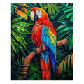 Tropical Macaw - Wooden Jigsaw Puzzle