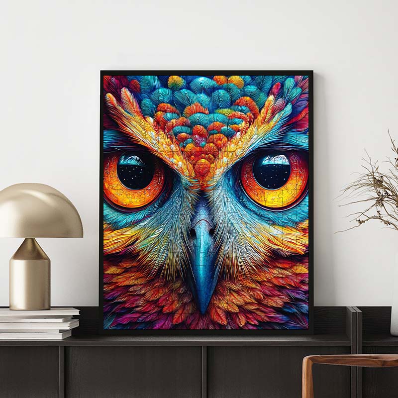 Cosmic Owl - Wooden Jigsaw Puzzle