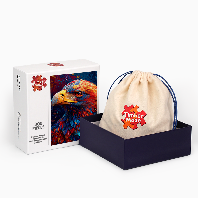 Majestic Eagle - Wooden Jigsaw Puzzle