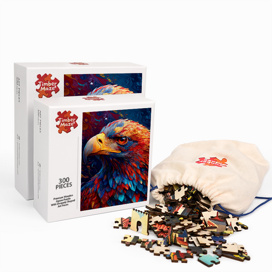 Majestic Eagle - Wooden Jigsaw Puzzle
