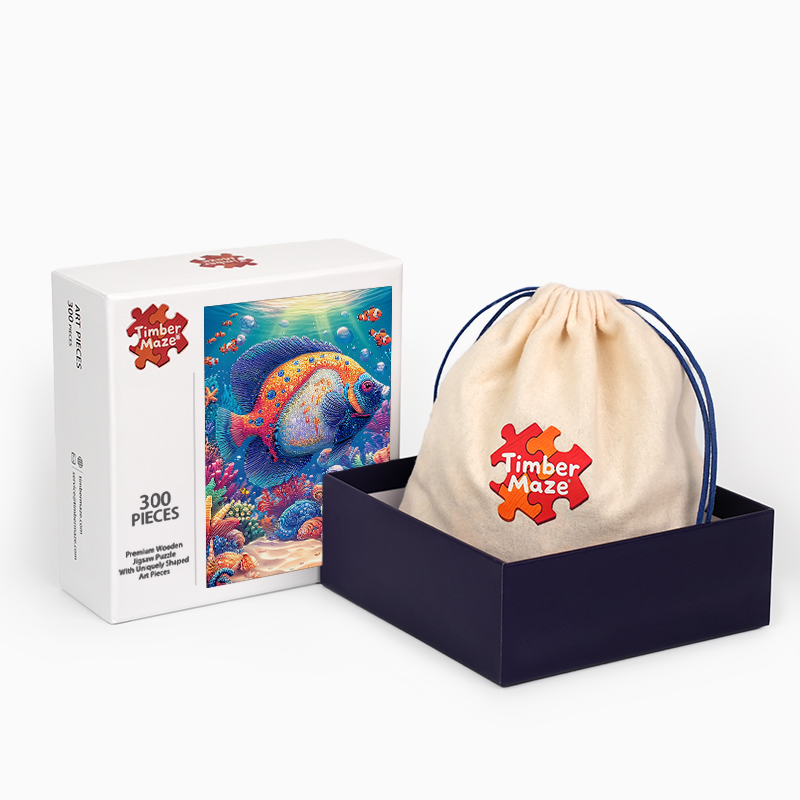 Ocean Fish Parade - Wooden Jigsaw Puzzle