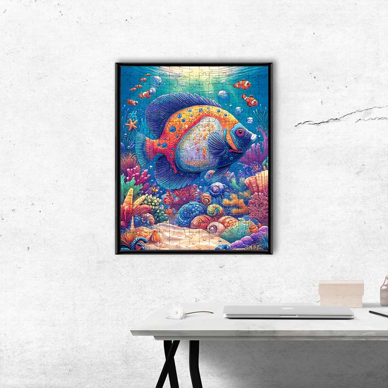 Ocean Fish Parade - Wooden Jigsaw Puzzle