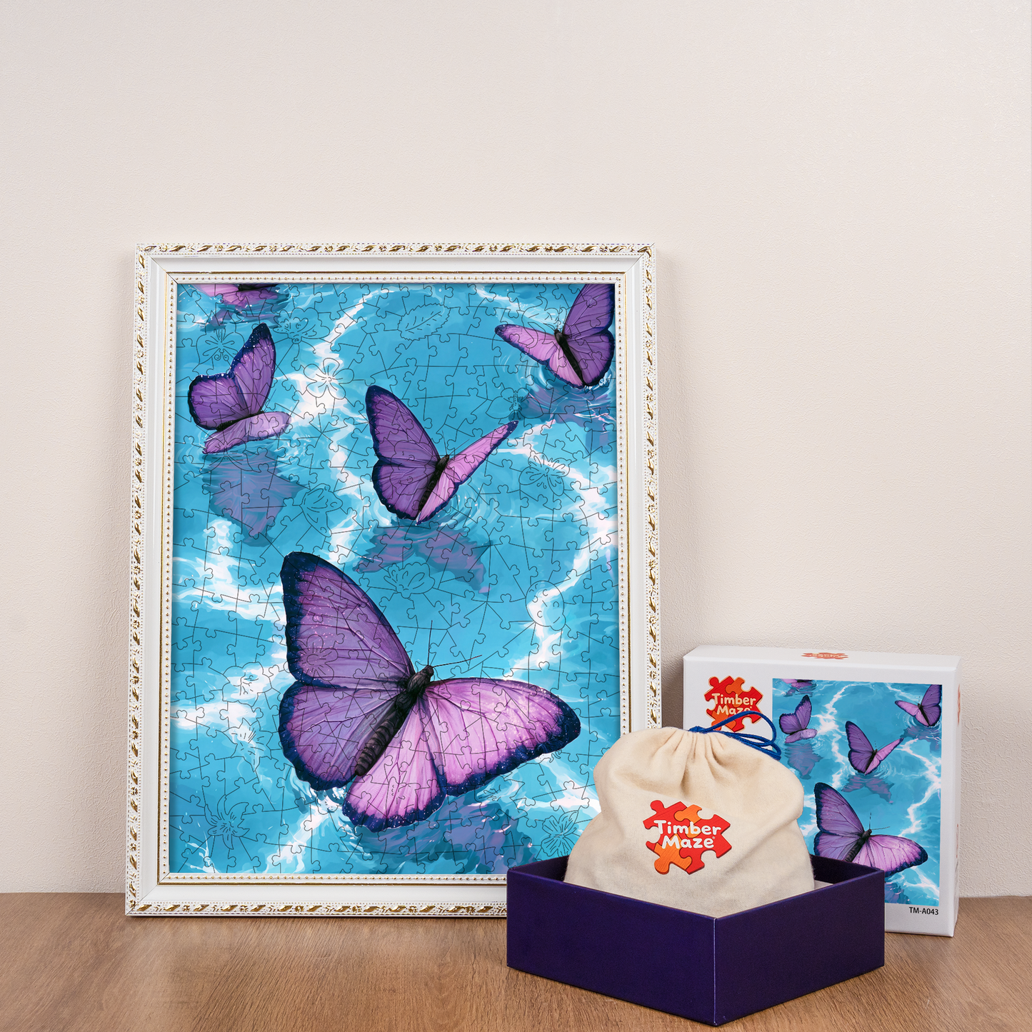 Violet Drift - Wooden Jigsaw Puzzle