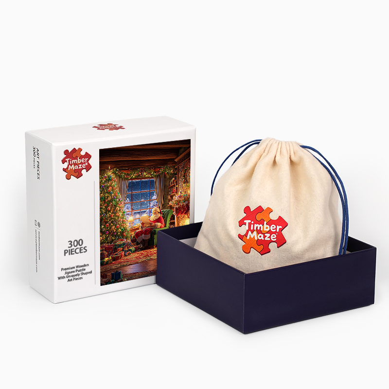 Santa's Study - Wooden Jigsaw Puzzle