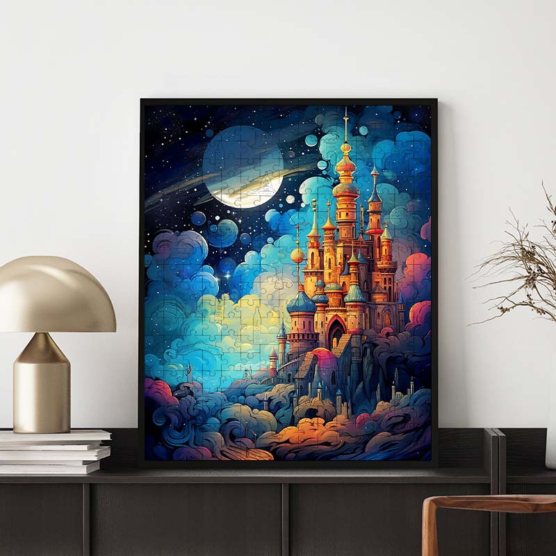 Starry Castle - Wooden Jigsaw Puzzle