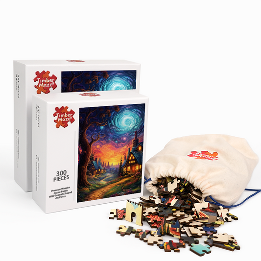 Twilight Enchantment - Wooden Jigsaw Puzzle