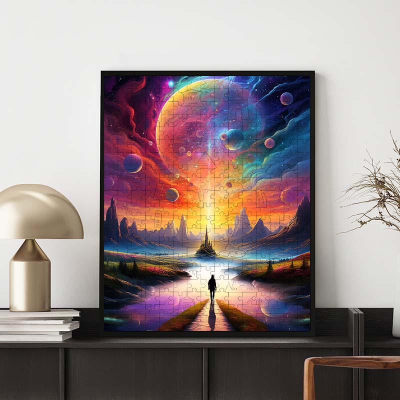 Celestial Pathway - Wooden Jigsaw Puzzle