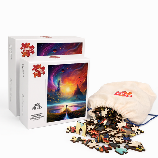 Starlight Realm - Wooden Jigsaw Puzzle