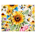 Bees and Sunflowers - Wooden Jigsaw Puzzle