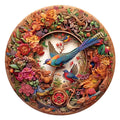 Vintage Floral Aviary - Wooden Jigsaw Puzzle