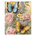 Flowers Butterflies - Wooden Jigsaw Puzzle