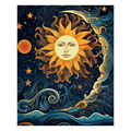 The Sun and Moon Dance Together - Wooden Jigsaw Puzzle