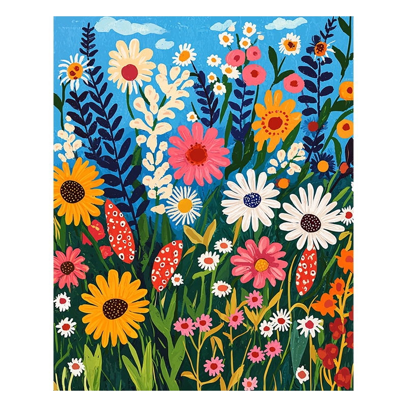 Wild Flowers - Wooden Jigsaw Puzzle