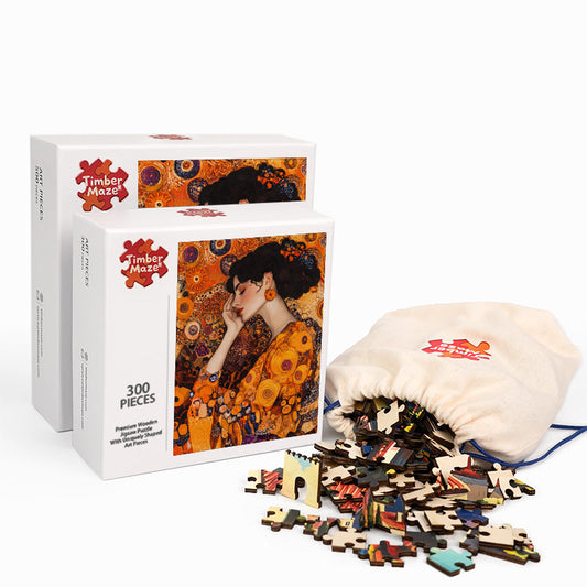 Vintage Woman - Wooden Jigsaw Puzzle