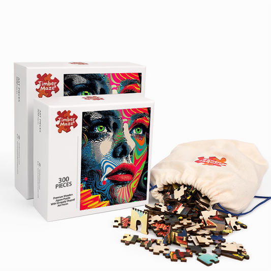 Visionary Portrait - Wooden Jigsaw Puzzle