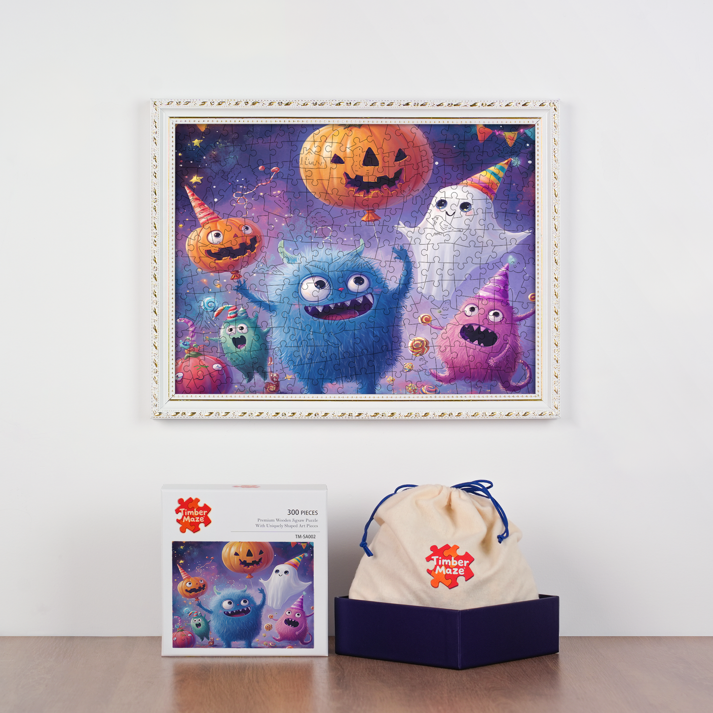 Halloween Party - Wooden Jigsaw Puzzle