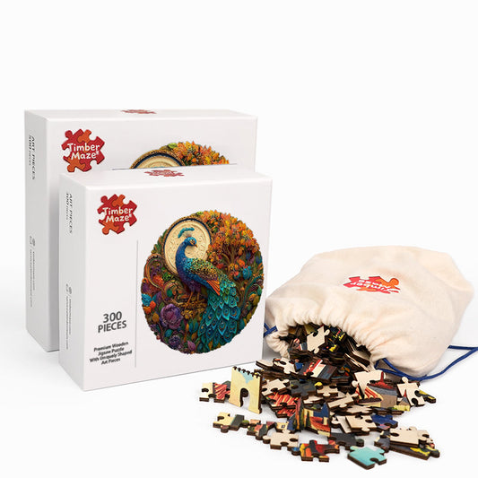 Colorful Crown - Wooden Jigsaw Puzzle