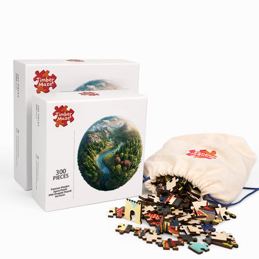 EcoSphere - Wooden Jigsaw Puzzle
