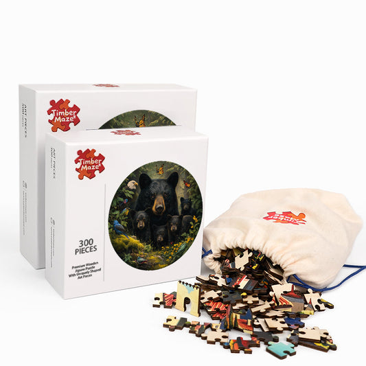 Forest Family - Wooden Jigsaw Puzzle