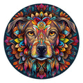 Mandala Dog - Wooden Jigsaw Puzzle