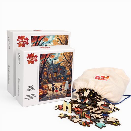 Halloween Delight - Wooden Jigsaw Puzzle