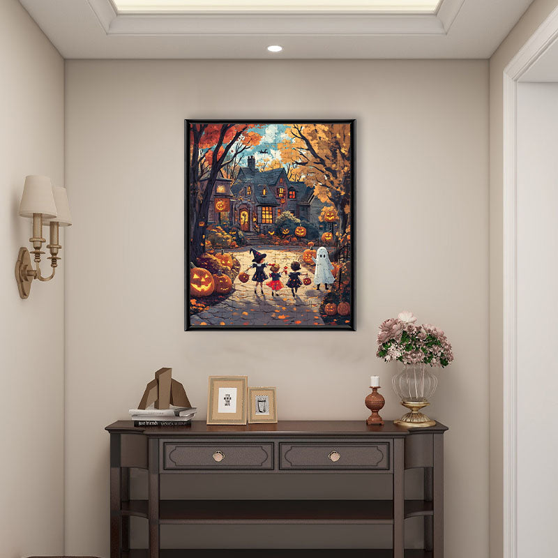Halloween Delight - Wooden Jigsaw Puzzle