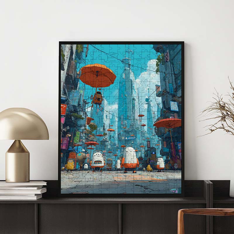 Robo Wonderland - Wooden Jigsaw Puzzle
